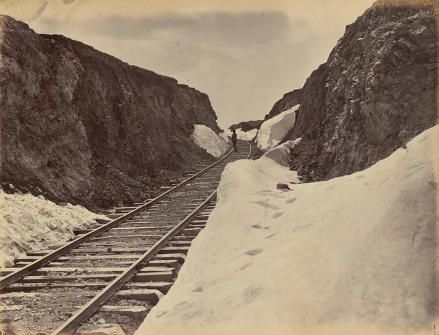 Railroad Visions wallpaper: Hall Cut 1869